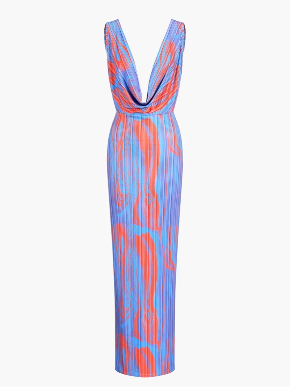 Flaming passions cowl neck dress